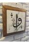 لوح طاولة رخام من الحجر الطبيعي بإطار صلب مقاس 26 × 26 سم