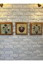 Set of 3 Stone Painting Boards with Solid (Wood) Frame 26X26 Set