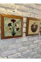Set of 3 Stone Painting Boards with Solid (Wood) Frame 26X26 Set - 2