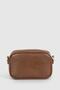 Women's Tan Multi-Pocket Adjustable Crossbody Bag - 3