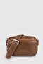 Women's Tan Multi-Pocket Adjustable Crossbody Bag - 2