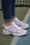 New Memory Sole Comfortable Lightweight White Powder Women's Sneaker Sports Shoes - 6