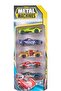 2022-S001 Metal Machines Refresh Series 3 Cars 5-Pieces, Assorted - 3