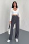 Women's Belted Palazzo Trousers