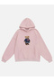Women's Teddy Girl Printed Hooded Fleece Oversize Sweatshirt