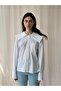 Design Lace Baby Collar Shirt Women's White - 4