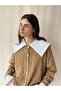Design Lace Baby Collar Shirt Women's White - 8