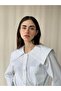 Design Lace Baby Collar Shirt Women's White