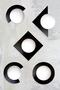 Cut Sconce Black - 2
