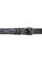 Sterio Genuine Leather Men's Classic Belt Black - 2