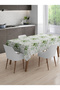 Floral Leaf Patterned Tablecloth Suitable for Daily Use