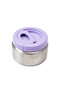 Jumbo Bento Lunch Box w/ Thermos & Dip Jar- Purple - 4
