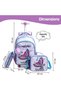 18Inch Set of 3 Trolley School Bag with Lunch Bag and Pencil Case Mermaid - Purple - 6