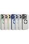 iPhone 11 Pro - Case with Camera Protection and Omega Logo Display - T29746 - Silver - 2