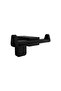 Black Lux 7-Piece Bathroom Set Open WC, Robe Hanger, Solo Paper Towel Holder, Long Towel Holder - 9