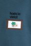 Men's Chest Embroidered Polo Neck Oversize T-Shirt - 6