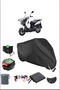 Black Sym Xpro Cargo 125 Rear Bag Lock Compatible Waterproof Canvas (Motorcycle)
