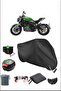 Black Benelli 752 S Rear Bag Lock Compatible Waterproof Canvas (Motorcycle)