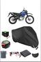 أسود YAMAHA XT 125 R قفل خلفي متوافق مع القماش المشمع المقاوم للماء (دراجة نارية)