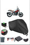 Black Rks Rs 400 Rear Bag Lock Compatible Waterproof Canvas (Motorcycle)