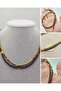 Lucid Dream Series - 4mm Garnet Stone Necklace (Lal) (22445)