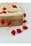 Red Natural Stone Coral Necklace - 3