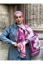 Rose Pattern Bamboo Shawl - 2