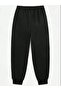 Women's Leopard Hollow Heart Printed Jogger Comfort Fit Fit Black Sweatpants - 2