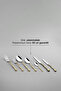 Lalezar Gold Satin 12-Person 84-Piece Leather Boxed Cutlery Set - 4