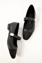 Women's Black Ballerinas 20235 - 2