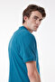 Men's Blue Polo T-shirt - 4