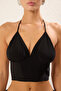 Black V-Neck Woven Bustier Tprss25Bs00021 - 7