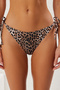 Leopar Desenli Brazilian Düşük Bel Bikini Altı TBESS23BA00052 - 3
