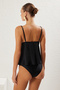 Siyah Büstiyer Kaplı Bikini Üstü TBESS25BU00014 - 5