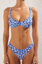 Etnik Desenli Balconette Kaplı Bikini Üstü TBESS24BU00121 - 3
