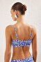 Etnik Desenli Straplez Kaplı Bikini Üstü TBESS24BU00128 - 4
