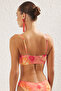 Batik Desenli Straplez Kaplı Bikini Üstü TBESS24BU00128 - 4