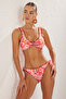Şal Desen Nakışlı Regular Normal Bel Bikini Altı TBESS23BA00232