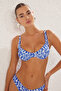 Etnik Desenli Balconette Kaplı Bikini Üstü TBESS24BU00121 - 2
