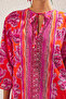 Underwater Pattern Woven 100% Cotton Beach Dress Tbess25El00007 - 4