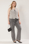 Gray Denim Vest Tbbss24Bh00002