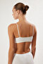 Multi Color 2-Pack Cotton Floral Underwire Free Cupless Strap Bralette Knitted Bra Thmss25Su00028 - 5