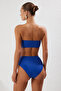 Saks Straplez Kaplı Hipster Yüksek Bel Basic Bikini Takımı TBESS22BT0018 - 6