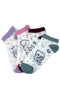 Drawer 4-Piece Soft Cotton Stripe Patterned Unisex Booties