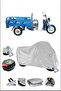 King Motor Kr-13 Rear Bag Lock Compatible Waterproof Motorcycle Tent-Gray
