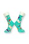 3-Piece Unisex Flexible Moisturizing Cotton Colorful and Patterned Socks - 7