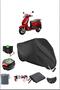 Black Sym Fiddle Ii 125 Rear Bag Lock Compatible Waterproof Canvas (Motorcycle)