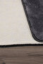 Relax Anthracite 2-Piece Cornered Bath Mat Set (60X100 + 50X60 cm) Non-Slip Toilet Seat - 4