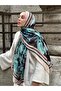 Margarite Pattern Bamboo Shawl - 2
