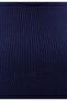 Navy Blue Midi Length Dress Spring Season Combed Cotton Camisole Fabric - 3